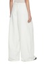 Back View - Click To Enlarge - DRIES VAN NOTEN - Pleated Wide Leg Light Wash Jeans