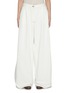 Main View - Click To Enlarge - DRIES VAN NOTEN - Pleated Wide Leg Light Wash Jeans