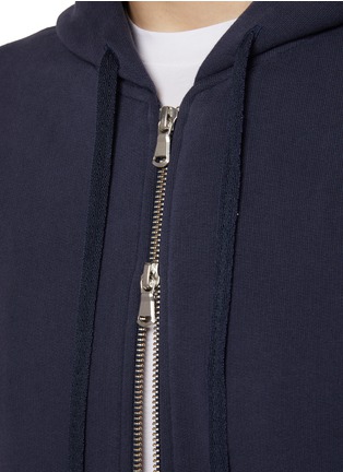  - SUNSPEL - Loopback Zip Up Cotton Hoodie