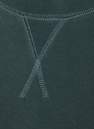  - SUNSPEL - V-Stitch Crewneck Cotton Sweater