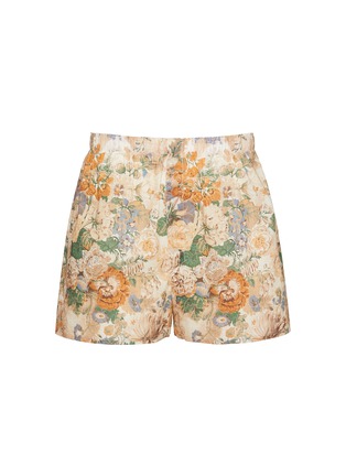 Main View - Click To Enlarge - SUNSPEL - Floral Printed Cotton Boxer Shorts