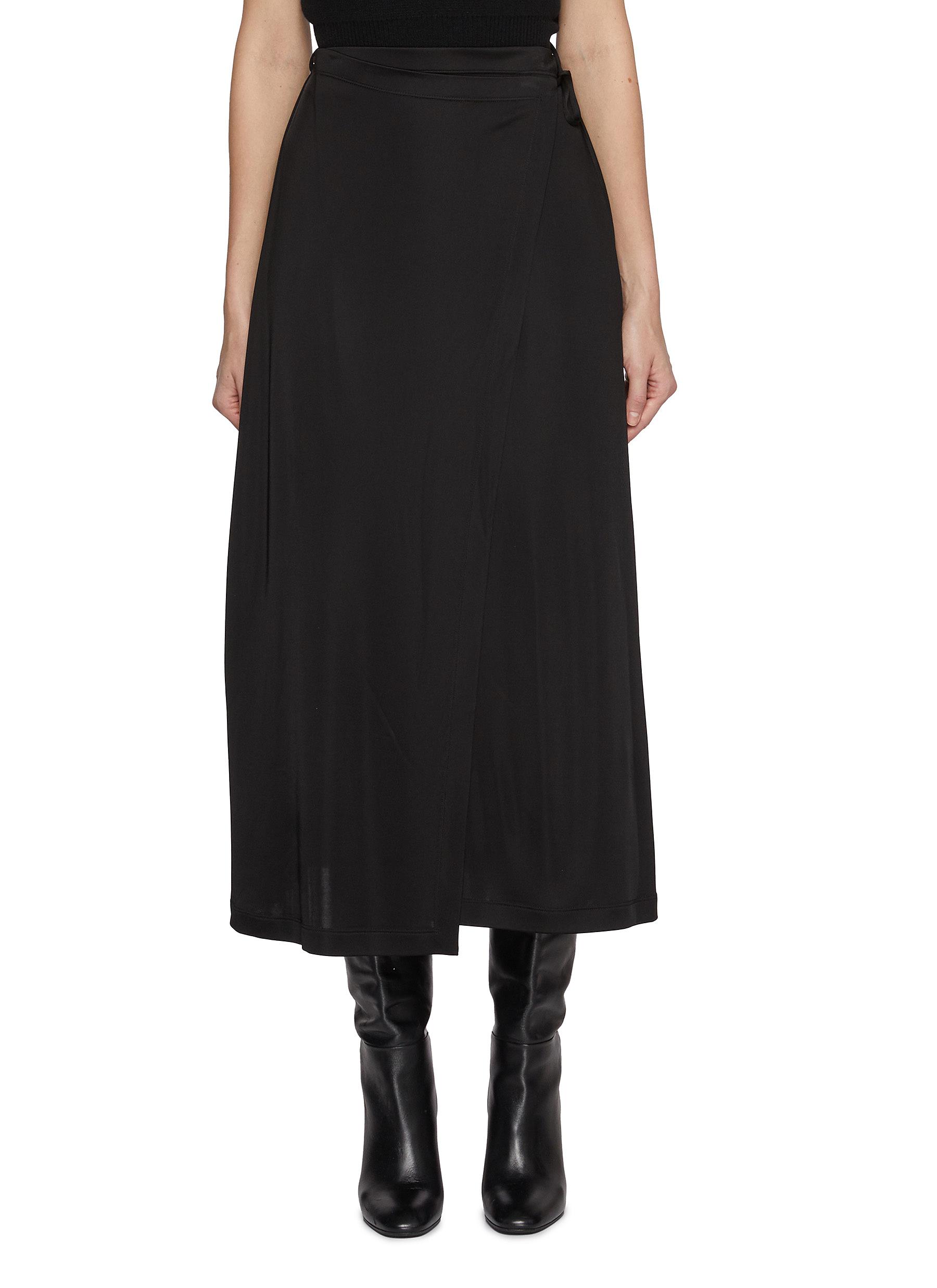 スカート Helmut Lang Fluid Wrap Skirt Helmut Lang Fluid Wrap Skirt | HELMUTLANG.COM