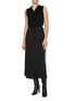 Figure View - Click To Enlarge - HELMUT LANG - Fluid Wrap Skirt