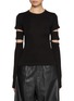 Main View - Click To Enlarge - HELMUT LANG - Slash Long Sleeve T-shirt