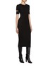 Detail View - Click To Enlarge - HELMUT LANG - Slash Long Sleeve Dress