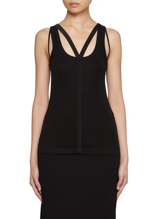 Main View - Click To Enlarge - HELMUT LANG - Strap Racer Tank Top