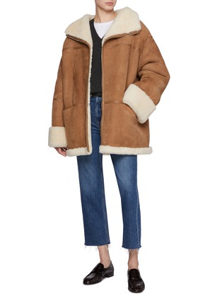 Figure View - Click To Enlarge - TOTEME - Signature Shearling Jacket