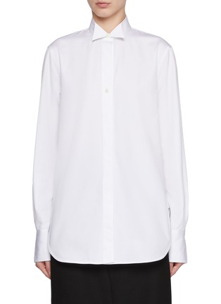 Main View - Click To Enlarge - TOTEME - Tuxedo Cotton Shirt