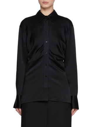 Main View - Click To Enlarge - TOTEME - Slouch Waist Shirt