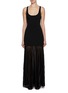 Main View - Click To Enlarge - TOTEME - Half-Sheer Evening Tank Dress