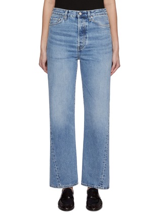 Main View - Click To Enlarge - TOTEME - Twisted Seam Cropped Jeans