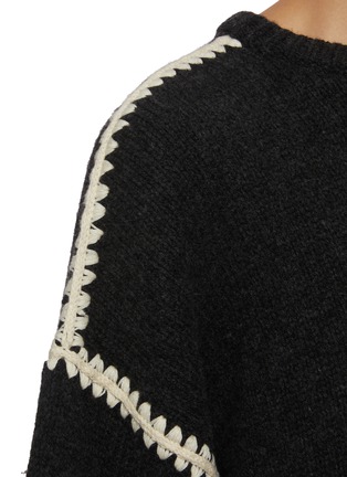  - TOTEME - Embroidered Wool Cashmere Cotton Sweater