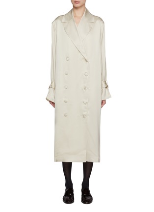 Main View - Click To Enlarge - TOTEME - Double Breasted Trench Dress