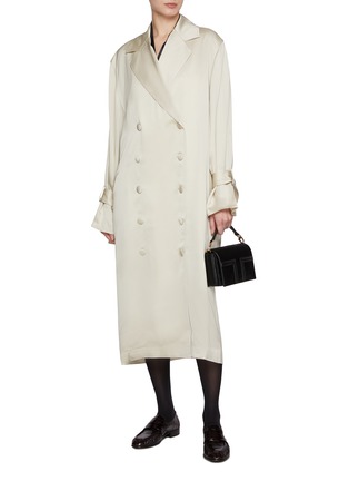 Figure View - Click To Enlarge - TOTEME - Double Breasted Trench Dress