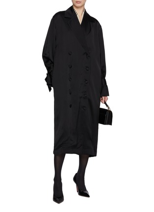 Figure View - Click To Enlarge - TOTEME - Double Breasted Trench Dress