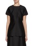 Main View - Click To Enlarge - TOTEME - Cap Sleeve Wool Silk Top