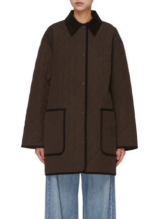 Main View - Click To Enlarge - TOTEME - Corduroy Collar Quilted Barn Jacket