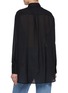 Back View - Click To Enlarge - TOTEME - Relaxed Wool Voile Shirt