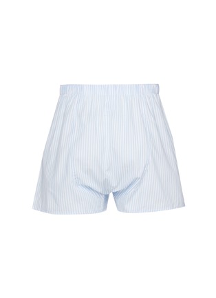 Figure View - Click To Enlarge - SUNSPEL - Striped Cotton Boxer Shorts