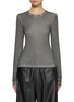 Main View - Click To Enlarge - HELMUT LANG - Garment Dyed Long Sleeve Cotton T-shirt