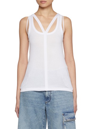 Main View - Click To Enlarge - HELMUT LANG - Strap Racer Tank Top