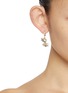 Figure View - Click To Enlarge - MONSHIRO - Peony Hoop Earrings