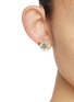 Front View - Click To Enlarge - MONSHIRO - Peony Earrings