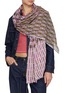 Figure View - Click To Enlarge - ÉPICE - Geometric Print Cotton Stole