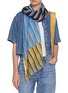 Figure View - Click To Enlarge - ÉPICE - Striped Cotton Silk Stole