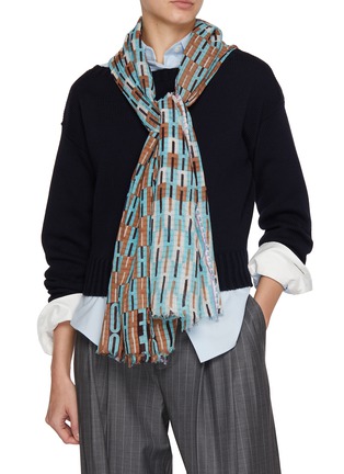 Figure View - Click To Enlarge - ÉPICE - Hope Print Cotton Stole