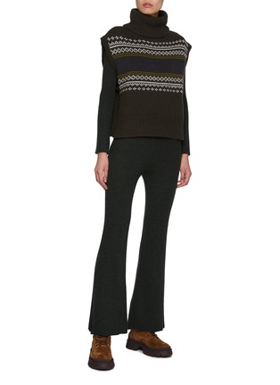 Figure View - Click To Enlarge - WE NORWEIGIANS - Geilo Ribbed Merino Wool Sweater