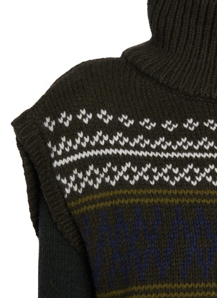 Detail View - Click To Enlarge - WE NORWEIGIANS - Setesdal Wool Cashmere Vest