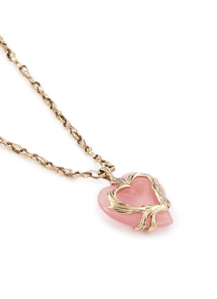 Detail View - Click To Enlarge - GOOSSENS - Coeur Précieux Heart Gold Plated Necklace