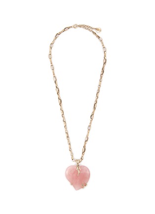 Main View - Click To Enlarge - GOOSSENS - Coeur Précieux Heart Gold Plated Necklace