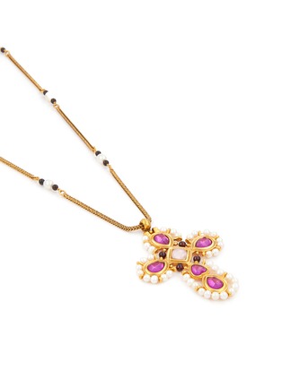 Detail View - Click To Enlarge - GOOSSENS - Venise Gold Plated Pendant Necklace