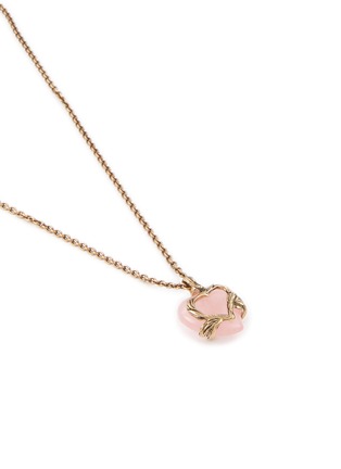 Detail View - Click To Enlarge - GOOSSENS - Coeur Précieux Heart Gold Plated Necklace