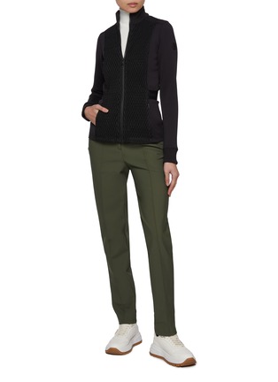 Figure View - Click To Enlarge - FUSALP - Meryl Diamond Smock Paneled Jacket