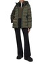 Figure View - Click To Enlarge - FUSALP - Louana Two Tone Half Zip Sweater