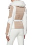 Back View - Click To Enlarge - FUSALP - Gitu Faux Fur Hood Belted Jacket