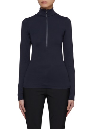 Main View - Click To Enlarge - FUSALP - Gemini V Half Zip Powerstretch Thermal Base Layer Top