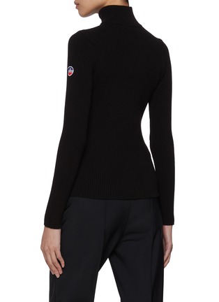 Back View - Click To Enlarge - FUSALP - Andromede Two Tone Half Zip Sweater