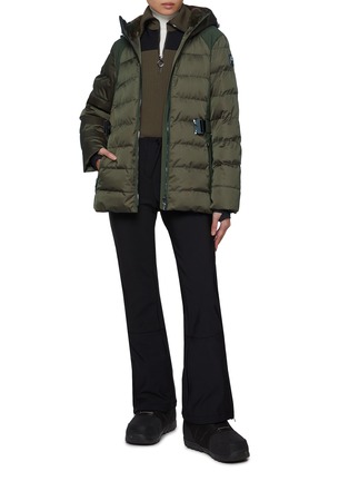 Figure View - Click To Enlarge - FUSALP - Maela Belted Faux Fur Hood Ski Jacket