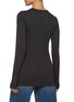 Back View - Click To Enlarge - RAG & BONE - The Slub Seamed Back Cotton T-Shirt