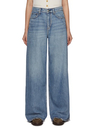 Main View - Click To Enlarge - RAG & BONE - Featherweight Sofie Wide Leg Jeans