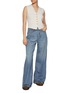 Figure View - Click To Enlarge - RAG & BONE - Featherweight Sofie Wide Leg Jeans