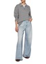 Figure View - Click To Enlarge - RAG & BONE - Miramar Sofie Distressed Wide Leg Jeans