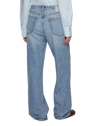 Back View - Click To Enlarge - RAG & BONE - Featherweight Logan Wide Leg Jeans