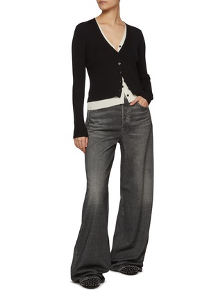 Figure View - Click To Enlarge - RAG & BONE - Miramar Sofie Wide Leg Jeans