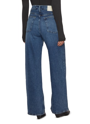 Back View - Click To Enlarge - RAG & BONE - Sofie Wide Leg Jeans