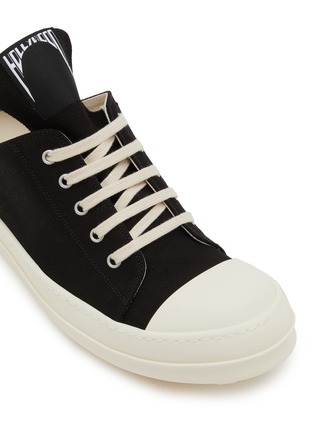 Detail View - Click To Enlarge - RICK OWENS DRKSHDW - Overdyed Denim Suede Men's Sneakers